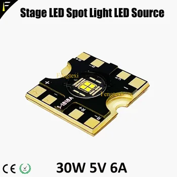 Stage Spot Light KLASU 120 Stupňov LED Čip 30W 5V 6A pre Gobo LED Spot Moving 30W Osvetlenie Fáze Príslušenstvo
