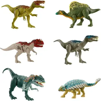 Originál Mattel Jurský Svet Zvuku Rev Útok Sortiment Ankylosaurus Hrboľaté Tábor Cretaceous Dinosaura I-Tej Pohyblivé Kĺby Hračky