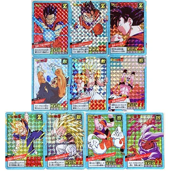 10pcs/set Dragon Ball Z GT Lom Proces Super Saiyan Heroes Bitka Kartu Ultra Inštinkt Goku Vegeta Herné Kolekcia Kariet