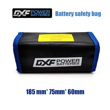 DXF Mini Ohňovzdorné Nepremokavé v nevýbušnom Prenosné Lipo Bezpečnosť Batérie Taška na FPV Racing Hučí