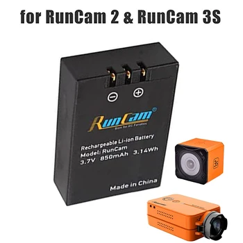 Runcam 2 3S Batérie 1S 850mAh 3,7 V Kamera Vymeniteľné Batérie Lite Rozsah Cam 4K Nabíjateľná Li-Ion Batérie