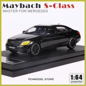 Master 1:64 Mercedes-Benz S-class S650 Maybach Zliatiny Modelu Auta