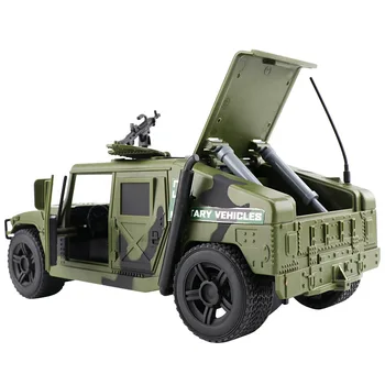 1:16 Simulácia Inerciálnych vojenské Obrnené vozidlo plastové Modelu vozidla Auta Vytiahnuť Späť Blikajúce Hudobné Diecast detské Hračky