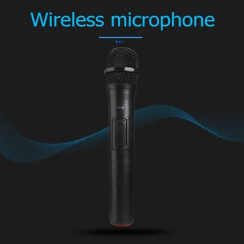 Bezdrôtový Mikrofón s USB Prijímač pre Karaoke Reči Reproduktor