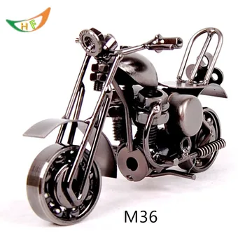 DIY Tvorivé Kovové motocykel 1:12 kovaného železa miniatúrne modely motorka pre priateľ vianočný darček k narodeninám Zber