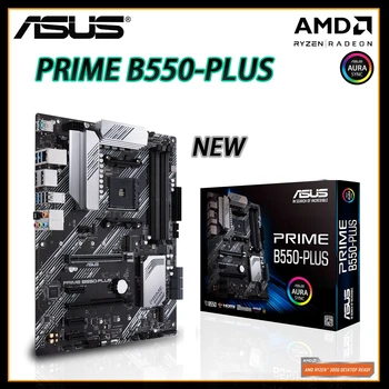ASUS PRIME B550-PLUS doska prijíma AMD B550 Zásuvky AM4 (Ryzen AM4) 4×DDR4 PCI-E 4.0 2×M. 2 rozhranie 6×SATA III, 128 GB ATX