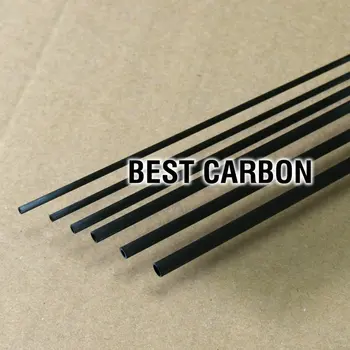 4Pcs 5,0 mm x 3.0 mm x 1000mm Uhlíkových Vlákien Trubice - Toray T700 uhlíkových vlákien spoločné s Epoxidové živice