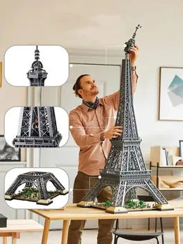 Creatoring Expert 10307 Eiffelova Veža V Paríži Architektúry Najvyšší Model Budovy Nastaviť Bloky Tehly Hračky Pre Dospelých, Deti 75313