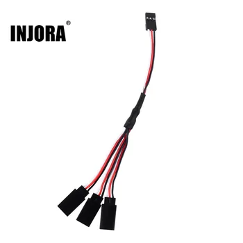 INJORA Servo Rozšírenie Drôt 1 až 3 1 až 4 Kábel 15/30/40 cm pre Futaba JR Mužov a Žien RC Model