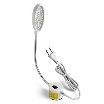 Stmievateľné Šitie Odevov Stroj LED Lampa 30 LED Pracovné Svetlá Gooseneck Lampa S Magnety Mount pre Všetky Šijacie Stroj Osvetlenie