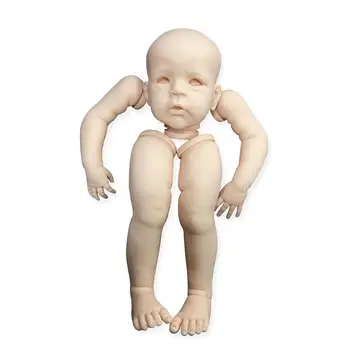 Originálny COA 25inch Silikónové Reborn Bábiky Auta Sandie Batoľa Nedokončené DIY bábika Časti Baby Doll Surprice Deti Anti-Stres