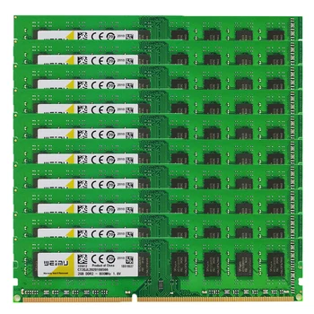 10PCS 2GB DDR2 667MHZ 800MHz Ploche Memory PC2 5300 6400 2Rx8 240Pin Non-ECC Unbuffered Memoria DDR2 RAM UDIMM