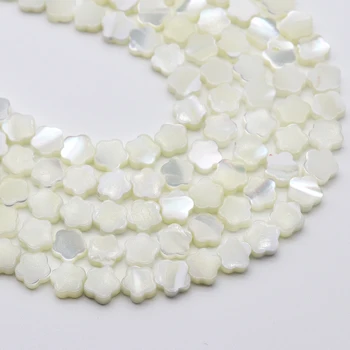 Prírodné Shell Perly Star White MP morskej vody Shell perleť Pre Šperky, Takže DIY Náramok Necklase Ručné Príslušenstvo