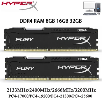 Memoria DDR4 RAM 8 GB 16 GB 32 GB 3200MHz 3600MHz 2400 2133 2666MHz Ploche Pamäte DIMM PC Počítač 288 Kolíky DDR4 RAM Pamäte Modulu