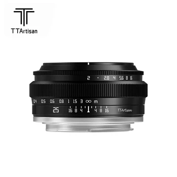 TTArtisan 25 mm F2 Objektív pre Sony E Mount a6400 Fujifilm XA XT4 XT30 Canon M50 R7 R10 Panasonic Olympus M43 Nikon Z30 Z50