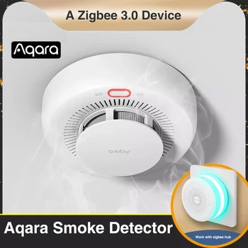 Aqara Dymový Alarm Detektor Senzor Zigbee Vysoko Citlivé Dymu Koncentrácia Detekcie Pracovať s Apple Homekit Mi Domov APP