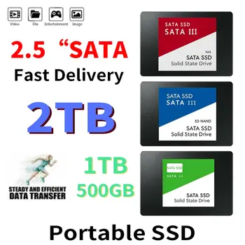 Nový Internet Pevného disku 2.5 palcový Vstavané 1 TB (Solid State Disk 500GB Prenosný Disk vhodný pre Laptop/Desktop/Mikropočítačový