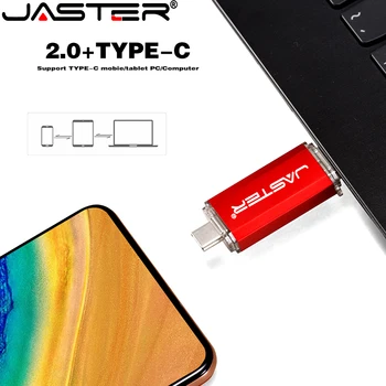 JASTER Super Mini TypeC 2. 0 USB flash disk Pero Jednotky vysokej kvality 4 GB 8 GB 16 GB 32 GB, 64 GB kl ' úč pre Typ-C zariadenie Free LOGO