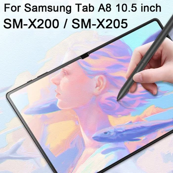 Matný Kreslenie Fólia Pre Samsung Galaxy Tab A8 10.5 palcový 2021 X200 X205 Papier Písanie Anti-Glare Screen Protector SM-X200 SM-X205