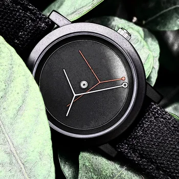 2019 Enmex kreatívny dizajn neutrálny náramkové hodinky pobočky koncept stručný hit farba jednoduché tvár prírody módne quartz hodinky lady