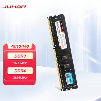 JUHOR RAM DDR3 4G 8G 1333MHz 1600MHz Pamäť Ram DDR4 8G 16 G 2400 2666MHz Ploche Nové Dimm Ploche Memoria Rams