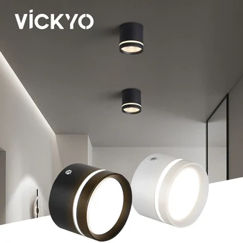 VICKYO Moderné Led Downlight Bodové Svetlo Stropné Svietidlo 15W Povrchovú montáž Pozornosti Hliníkové Strop Škvrny Na Obývacia Izba Kuchyňa