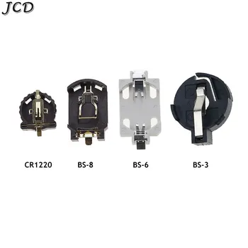 JCD 10pcs BS-3 BS-6 BS-8 CR2032 CR2025 CR1220 CR1225 SMD SMT Batérie Tlačidlo Bunky Držiteľ Zásuvky Prípade držiak batérie
