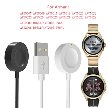 Vhodné Pre Armani ART5023 ART5024 Smart Hodinky ART5027 AXT2000 DW6A1 Nabíjací Kábel Magnetickú Nabíjačku, Dátový Kábel