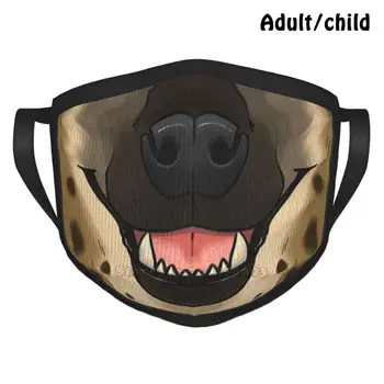 Hyena Vlastný Dizajn Masky Pre Dospelých, Deti Proti Prachu Katara Tvor Trusu Tvor Hyena Videli Hyena Prekladané Hyena Yeen