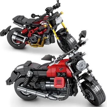 technické slávny motocykel Motor Guzzi audace uhlíka indickej ftr1200 model moc stavebným s rack tehla hračka zber