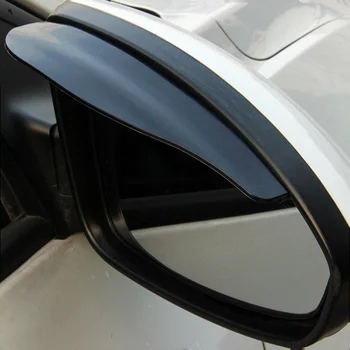 2 KS Auto Styling Spätné zrkadlo dažďový obočia pre Fiat Panda Bravo Punto Linea Croma 500 595