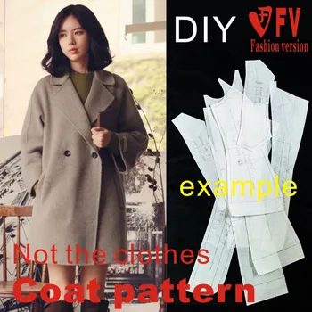 Design pattern žien klope kabáta kabát oblečenie, šitie diagram BFY-118