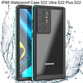 IP68 Vodotesné puzdro Pre Samsung Galaxy S22 Ultra S22 Plus 360 Plný Shockproof Brnenie Kryt Vonkajší Bazén Telefón Prípade S22 Coque