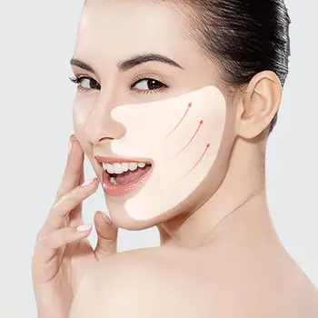 Riadky Anti-aging Ovisnuté Kože na Čele Výťah Nástroj pre Odstránenie Vrások Tváre Pásky Nosoústné Záhyby Anti-Wrinkle Maska Podložky