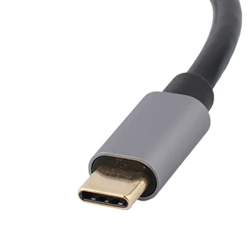 Nástroje Typu HDMI Adaptér USB-C 1,5 m 3.1 Kábel 85 cm Hliníkovej Zliatiny Shell DC12V5A MHL Telefón, Tablet RSH-A10