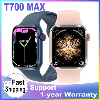 Nové T700 Max Smartwatch Series 7 Hodinky Bluetooth Hovor Srdcového tepu Vlastné Hodinky Smart Hodinky PK i7 Pro Max X8 Max W27