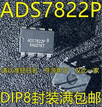 10PCS Nový, Originálny ADS7822 ADS7822P DIP-8 ADC