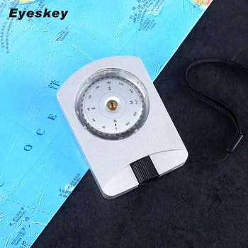 Eyeskey Multifunkčné Vonkajšie Prežitie Profesionálne Kompas Nepremokavé Hliníkovej Zliatiny Materiálu Ručné Kompas Polohy