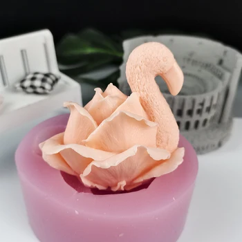 PRZY HC0288 Flamingo kvet silikónové formy na mydlo formy sviečka formy môžu byť použité pre aromaterapiu dekorácie nástroje