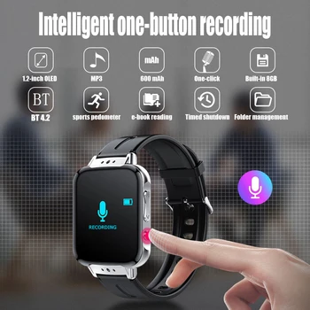 Bluetooth so Systémom MP3 Športové Krokomer Lossless Hudobný Prehrávač, E-Book, Mini Študent Walkman smart hodinky smartwatch smart hodinky mužov