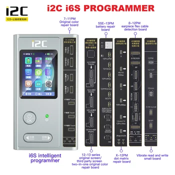 i2C i6S Tvár ID Programátor i2C Programátor Tvár ID Repair Tool pre iPhone 12 Obrazovke Programátor Pôvodnú Farbu Batérie Dot Matrix