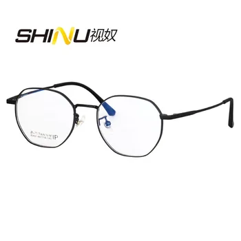 SHINU Titánové okuliare Progresívne okuliare na čítanie ženy retro okuliare okuliare dioptrické žena multifokálne pre presbyopia