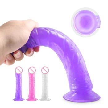 Najnovšie Silné prísavky Realistické Veľké umelé penisy pre Dospelých, Erotické Dick Análny Zadok Plug Penis G-spot Sexuálne Hračky pre Ženy Masturbácia