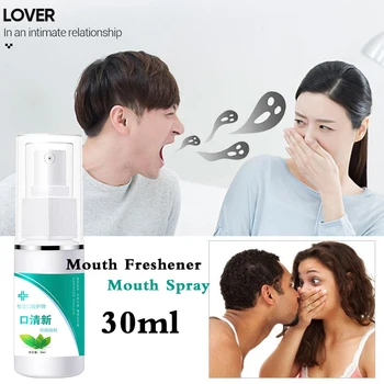 30g Úst Osviežovač ústny Sprej Ústne Zápach Liečba Sprej Opakovací Svieži Dych Odstrániť zápach z úst Dym pre Mužov alebo Ženy