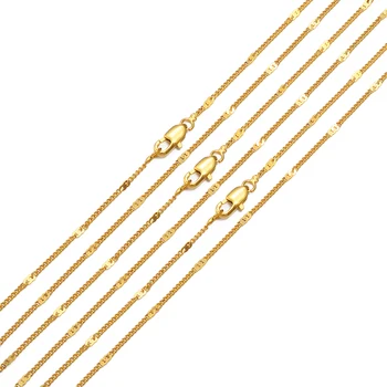 Anniyo 50 cm Reťaz Náhrdelníky pre Ženy, Dievčatá Kovové Šperky Pletie Productss Veľkoobchodná Cena #134816