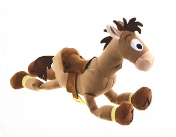 Disney 24 cm Toy Story Woody Šerif Basy Bullseye Vypchaté Zvieratá Karikatúra Roztomilý Kôň Bábika Darček k Narodeninám Pre Deti Hračka