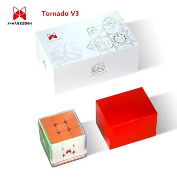 QiYi X-Man Tornádo V3M 3x3x3 Magnetické Magic cube 3*3*3 Rýchlosť Kocka Qiyi XMD Tornádo V3 M Pioneer Edition, Puzzle, Hračky cubo magico