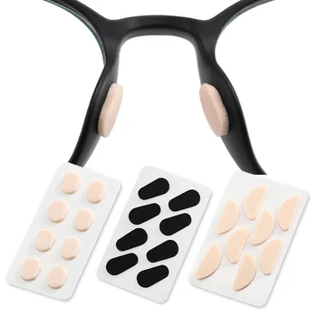 4Pairs/Veľa Soft Anti-slip EVA Hubky Materiál Nos Podložky Na Okuliare dioptrické Okuliare Nos Podložky Na slnečné Okuliare Okuliare Príslušenstvo