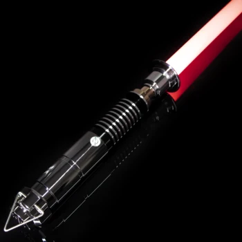 Vysoká Kvalita Teplej Lightsaber RGB Kovového Materiálu Black Series Laser Light Saber Meč Dĺžka Led Hračky pre Deti Vianočný Darček