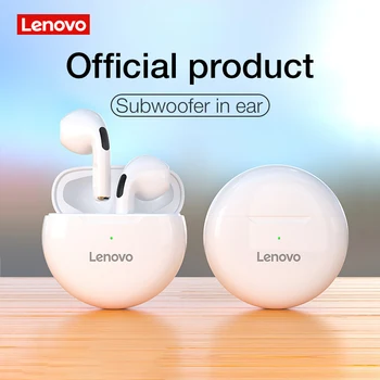 Lenovo NOVÉ HT38 TWS Bluetooth Slúchadlá Mini Bezdrôtové Slúchadlá s Mikrofónom pre iPhone Xiao Nepremokavé 9D Stere Univerzálny konektor pre Slúchadlá
